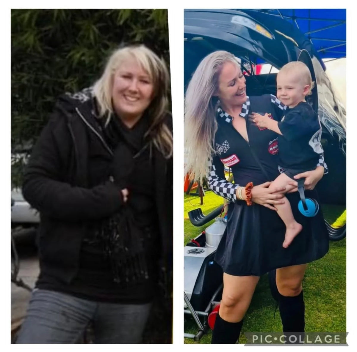 Jess — supplied before-and-after comparison