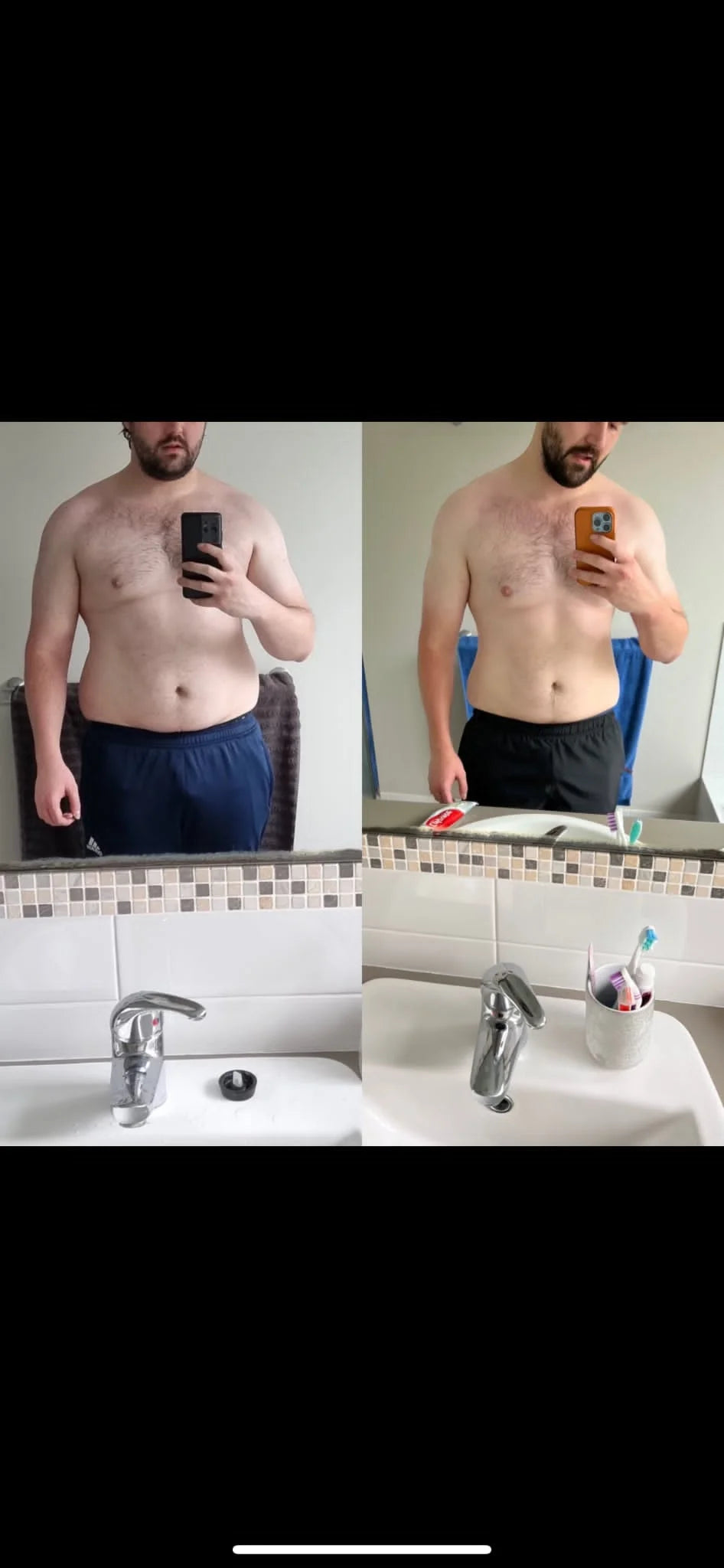 Zac — supplied before-and-after comparison